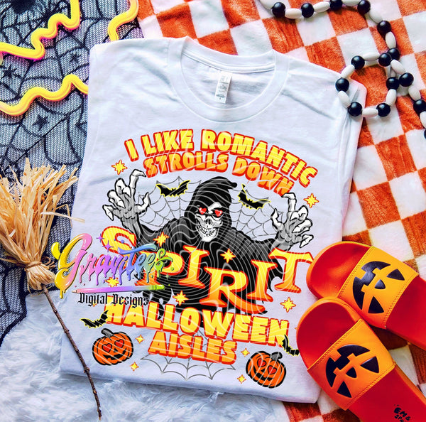 I Like Romantic Strolls Down Halloween Store shirt / sweatshirt