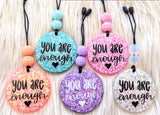 Epoxy Glitter Car Charms