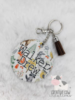 Sublimation Car Seat Tag or Diaper Bag Tag